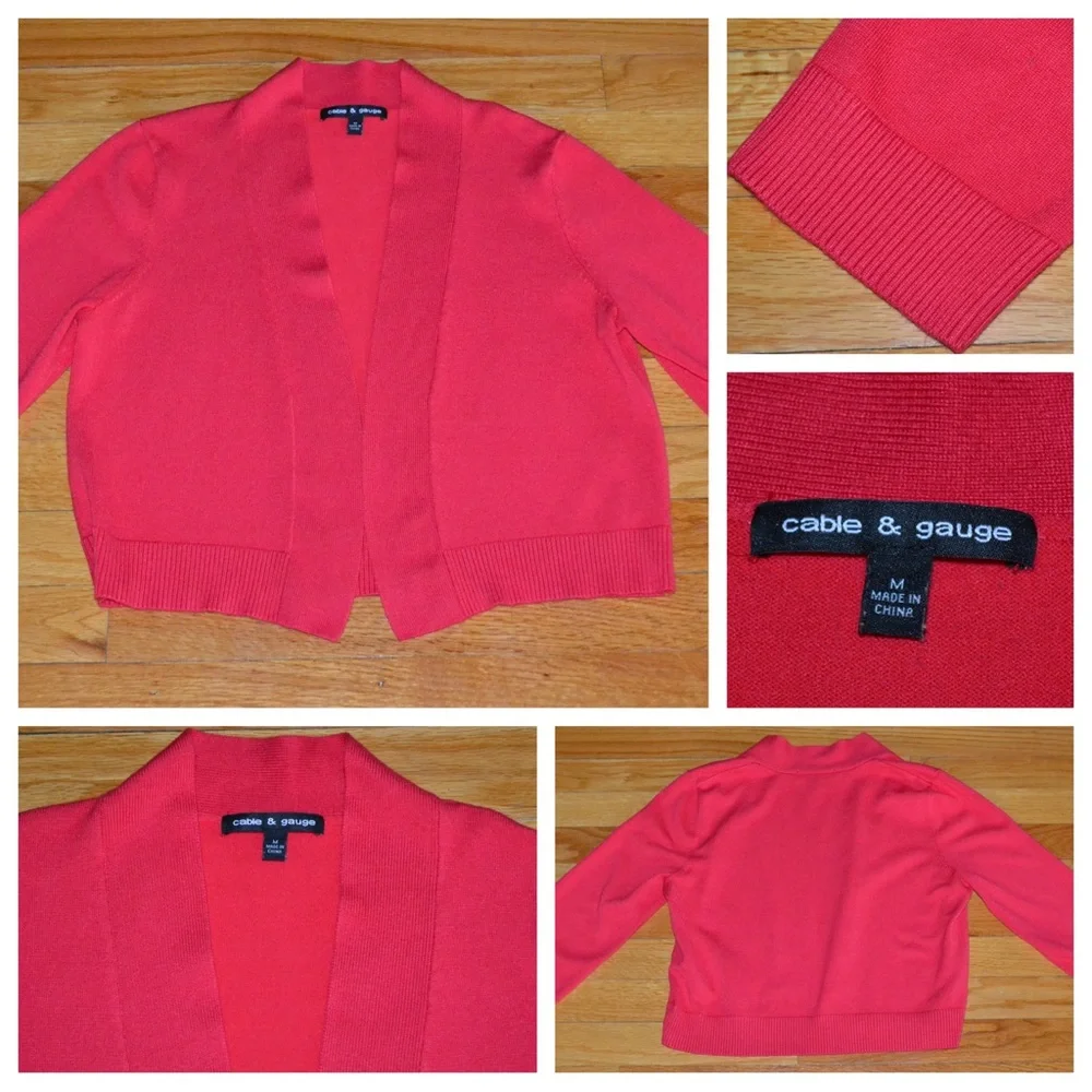 Women’s Cable & Gauge cardigan, size medium